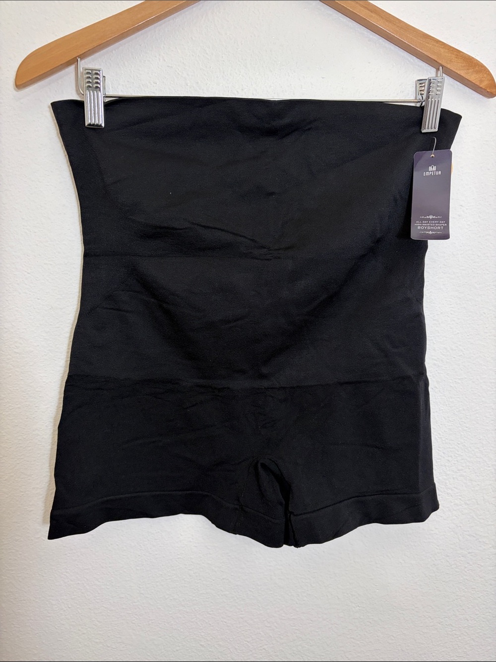 NWT Empetua by Shapermint High-Waisted Black Shaper Boyshort